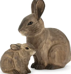 Wildlife Garden Kaninchen Lindenholz handgeschnitzt Clearance