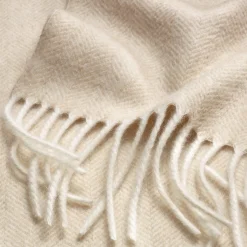 Weberei Hohenberger Kaschmirdecke Fischgrat Outlet