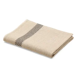 Charvet Editions Küchenhandtuch Leinen Schwarz