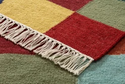 Finarte (India) Oy Kelim-Teppich handgewebt