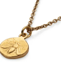 Ménard Kette mit Anhänger Biene, goldplattiert Hot