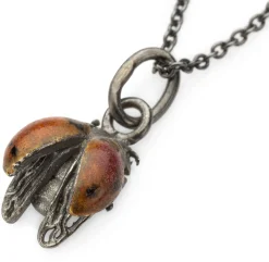 Guthmann Kette mit Anhänger Marienkäfer emailliert, Rot Online