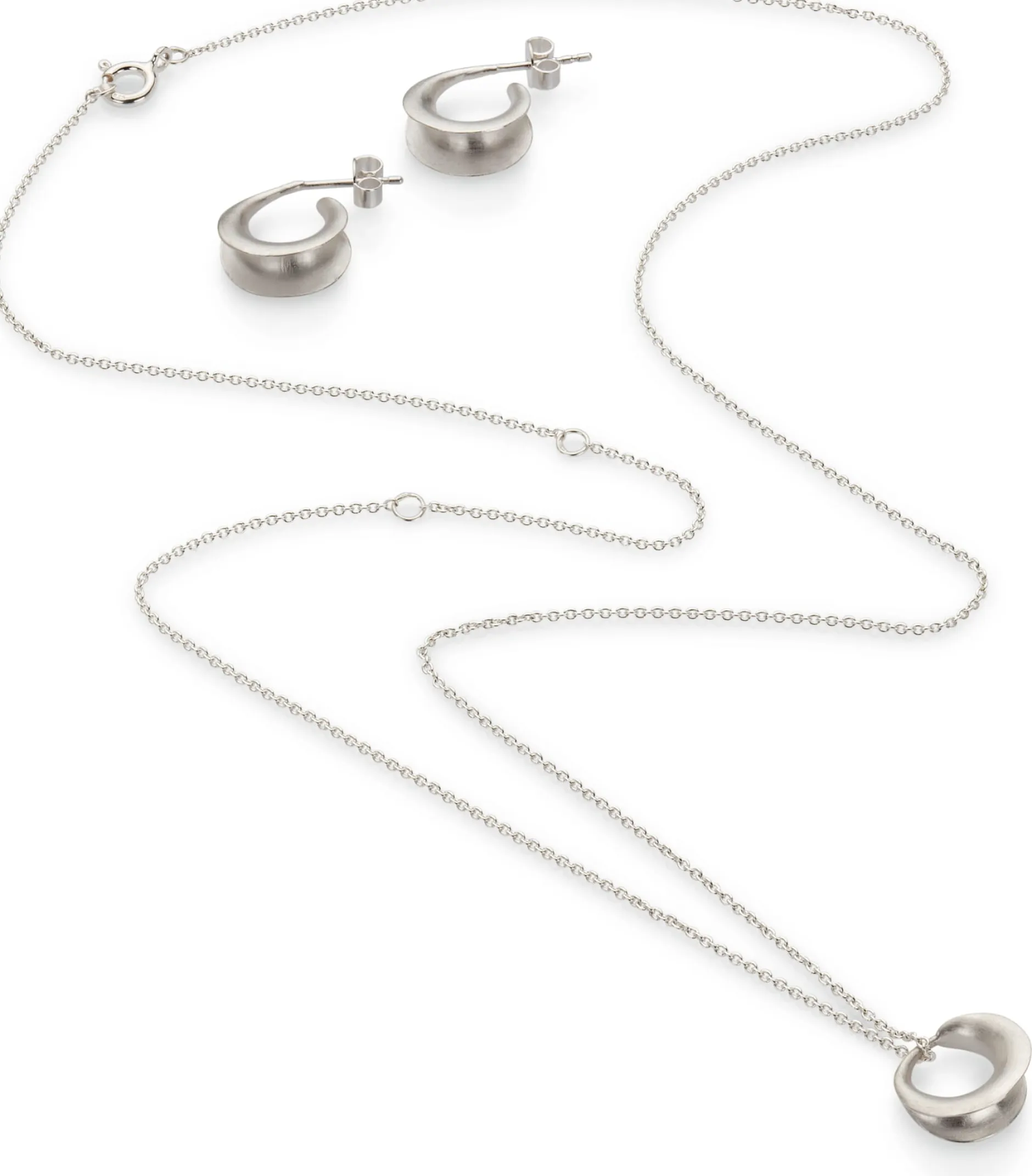 Guthmann Kette mit Anhänger matt, Silber New