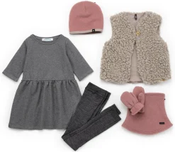 Pure Pure Kinder-Fäustling Wollfleece Rosé New