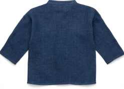 Pure Pure Kinder-Hemd Leinen Denimblau Outlet