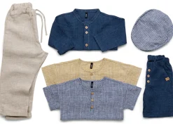 Pure Pure Kinder-Hemd Leinen Denimblau Outlet