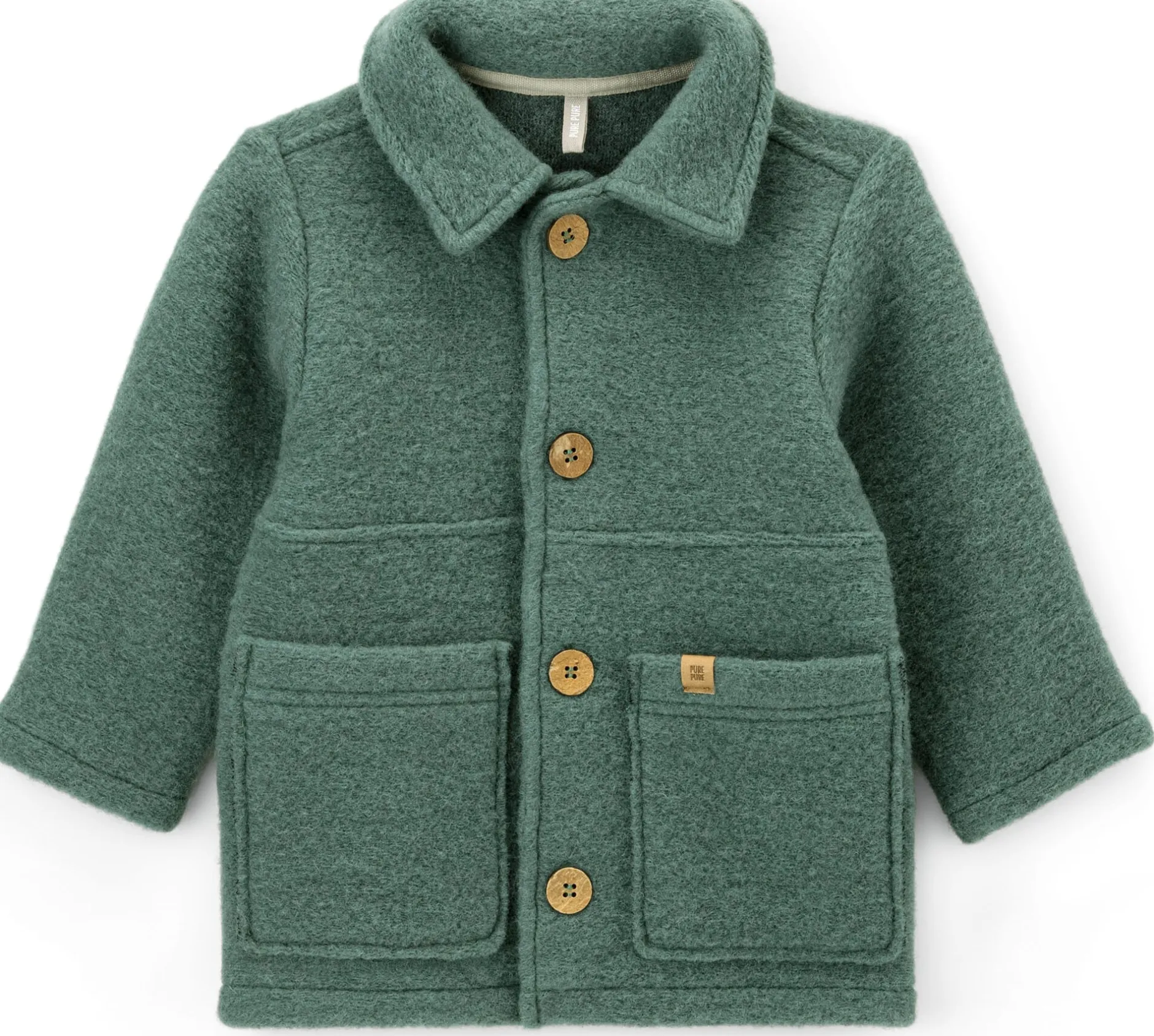 Pure Pure Kinder-Hemdjacke Wollwalk Hot