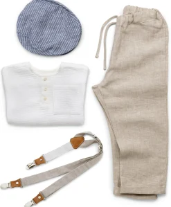 Pure Pure Kinder-Hose Leinen Natur Discount