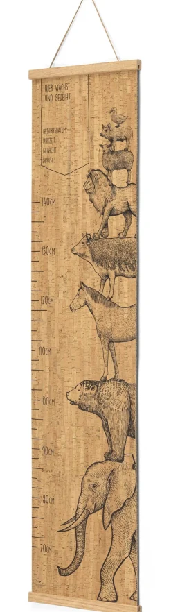 Clarissakork Kinder-Messlatte Kork Clearance