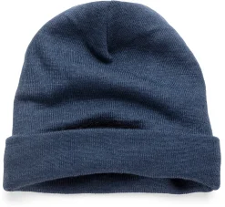 Engel Kindermütze Merinowolle-Seide Blau New