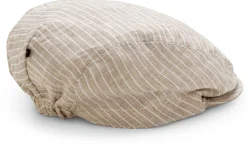 Pure Pure Kinder-Schiebermütze Leinen gestreift