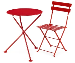 Demar Forge Klappstuhl Stahl Rot New