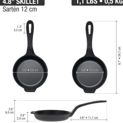 Victoria Kleines Pfännchen Gusseisen Discount