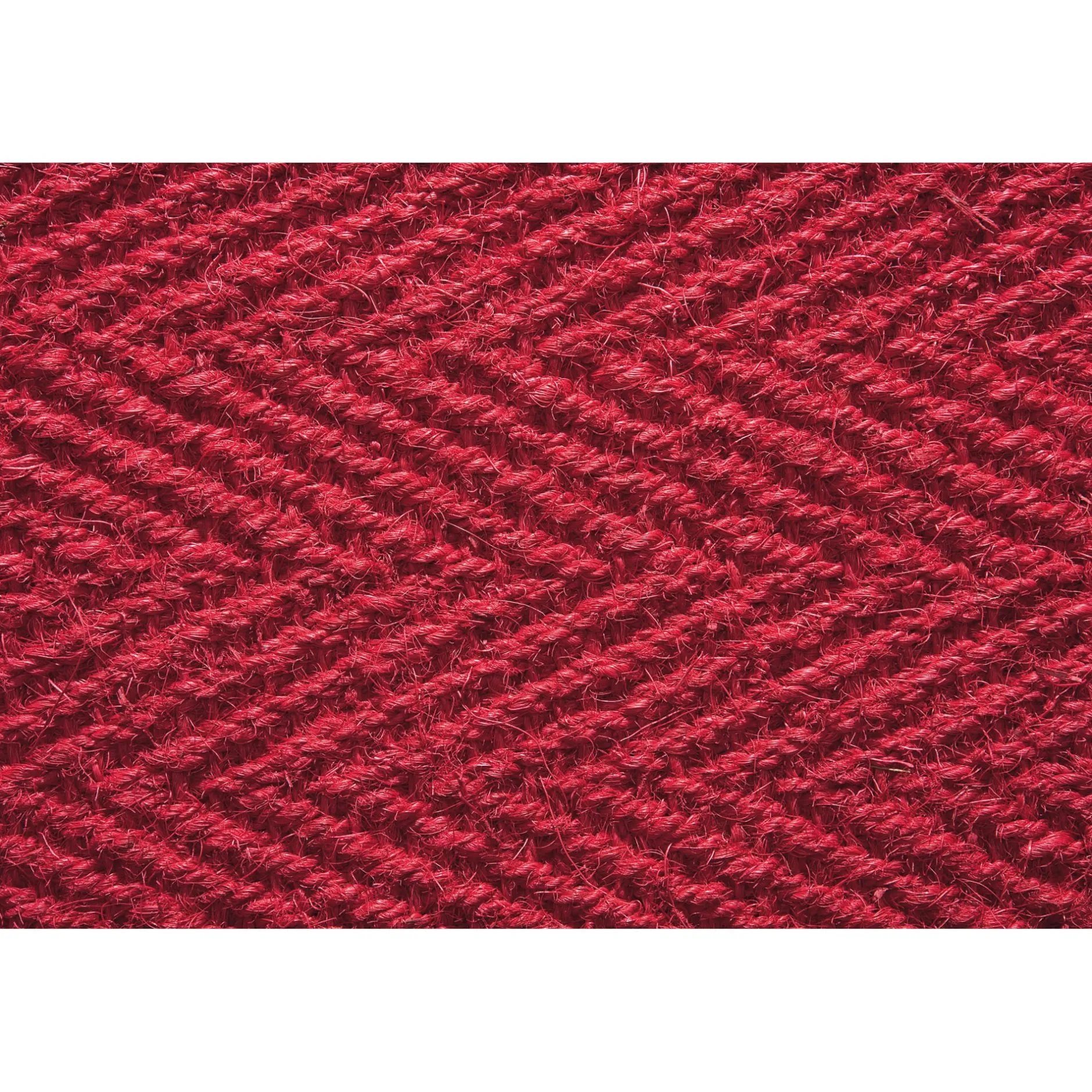 August Schär Kokosteppich Fischgrat Rot Online