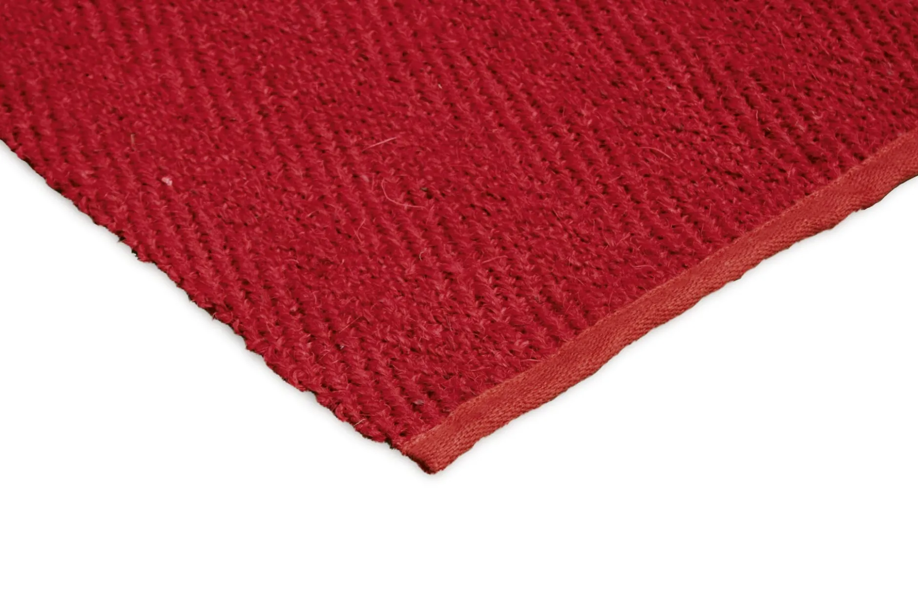 August Schär Kokosteppich Fischgrat Rot Online