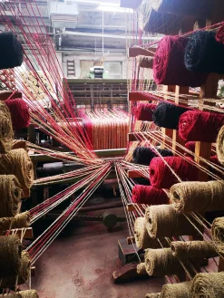 August Schär Kokosteppich Panamabindung Natur Hot