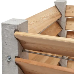 Vollmer Metallbau Kompostkiste Beton / Kiefernholz Hot