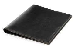 Manufactum Konferenz- und Projektmappe Rindhalsleder Schwarz Hot