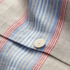 Leinenweberei Hoffmann Kopfkissenbezug Leinen gestreift Discount