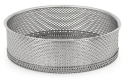 de Buyer Käsekuchenform Edelstahl perforiert Hot