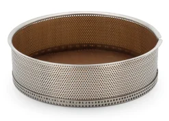 de Buyer Käsekuchenform Edelstahl perforiert Hot