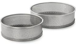 de Buyer Käsekuchenform Edelstahl perforiert Hot