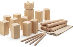 Stiftung Weizenkorn Kubb Wikinger-Wurfspiel