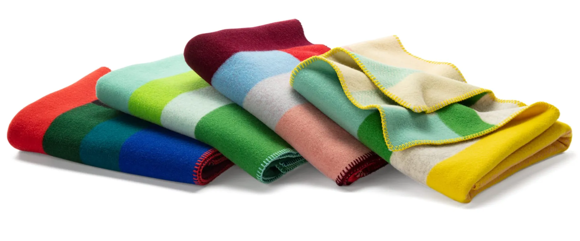 Røros Tweed Lammwolldecke Bauhausstil Rot Hot