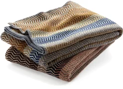 Røros Tweed Lammwolldecke Naturtöne Fri Clearance