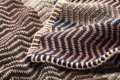 Røros Tweed Lammwolldecke Naturtöne Fri New