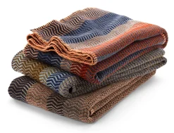 Røros Tweed Lammwolldecke Naturtöne Fri New