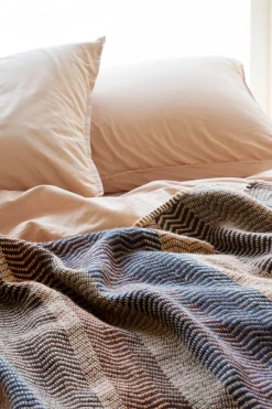 Røros Tweed Lammwolldecke Naturtöne Fri New