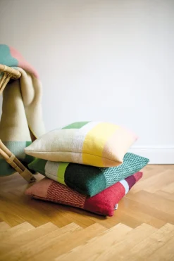 Røros Tweed Lammwollkissenbezug Bauhausstil Pastell Discount
