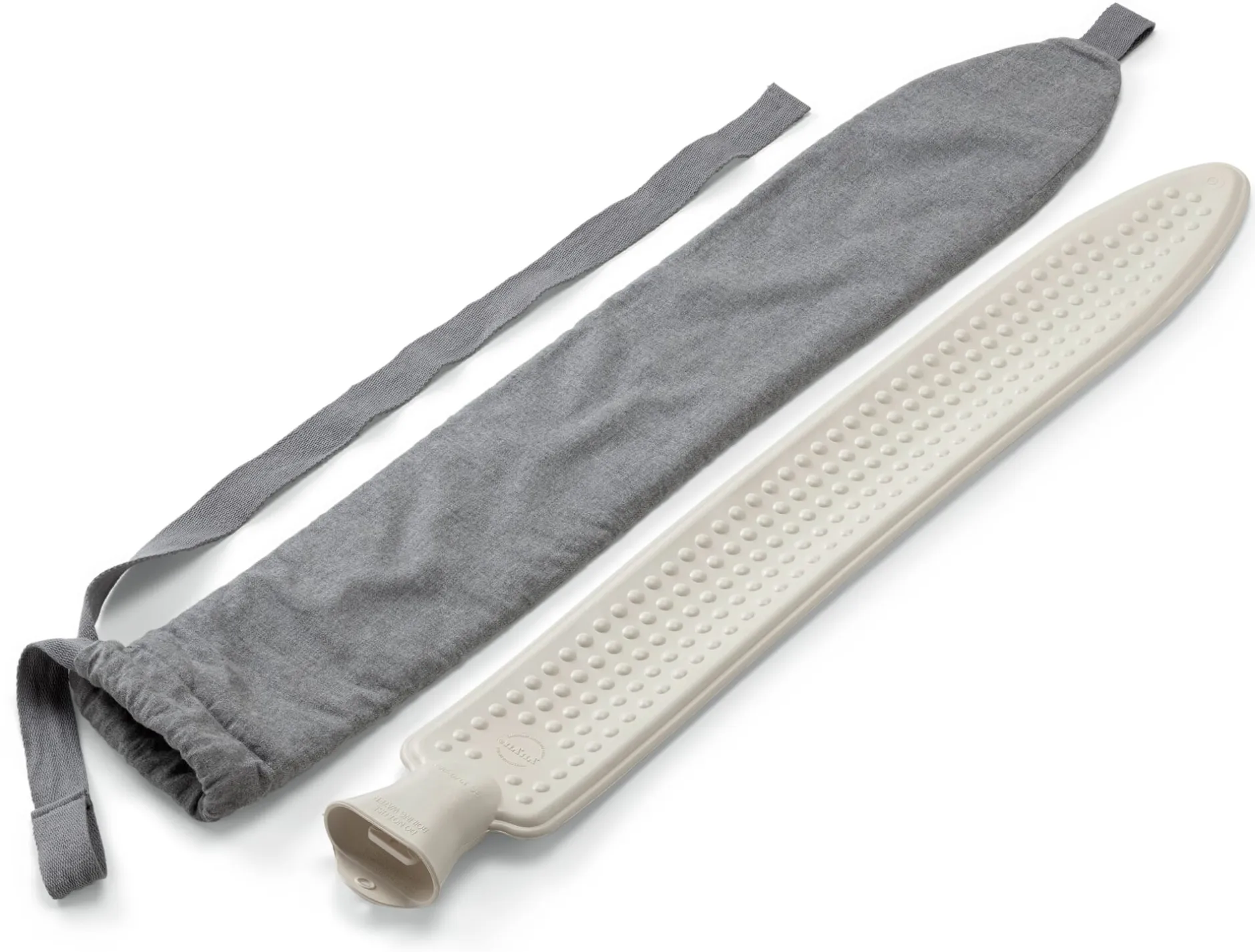 YUYU Lange Kühl- und Wärmflasche Hellgrau New