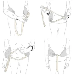 YUYU Lange Kühl- und Wärmflasche Hellgrau New