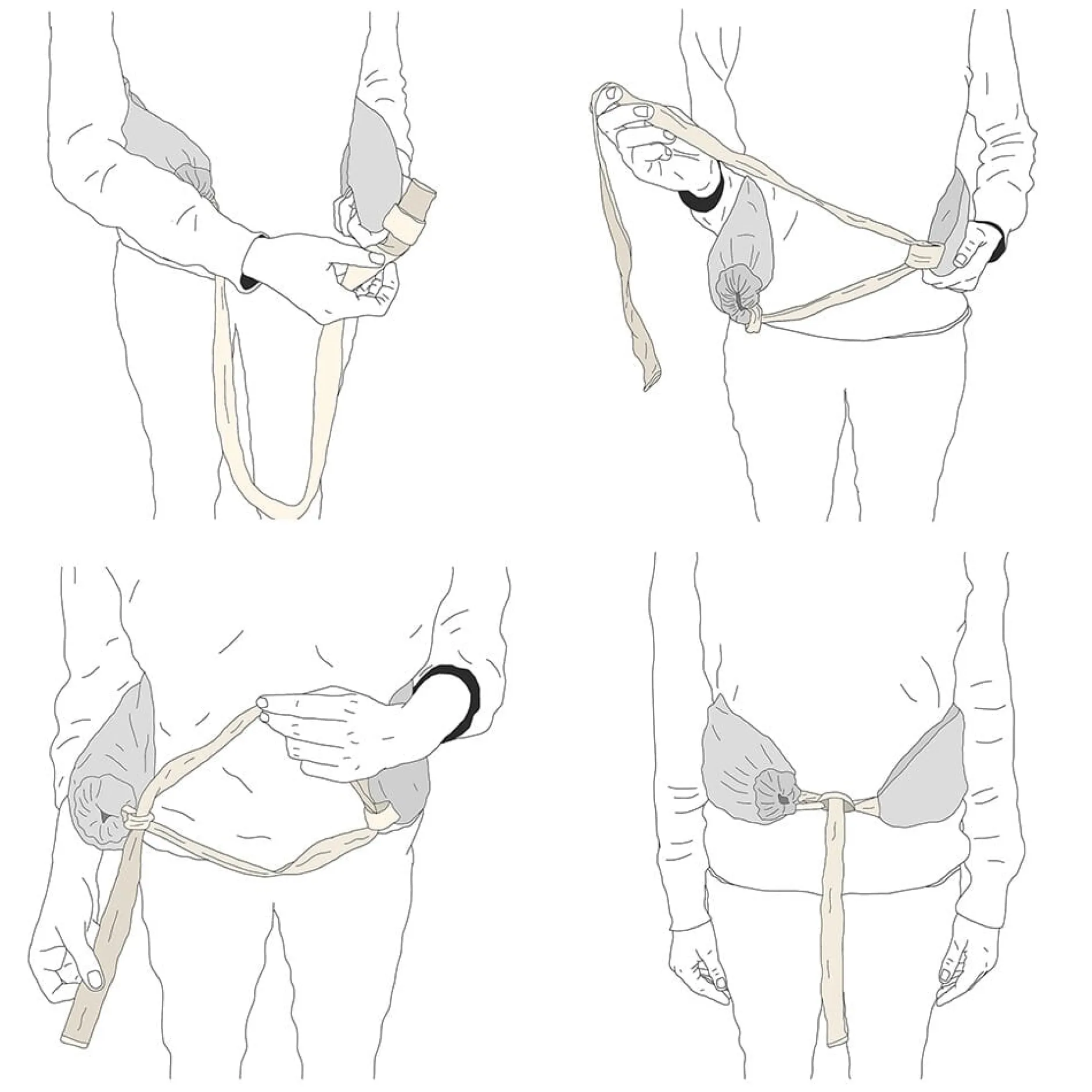 YUYU Lange Kühl- und Wärmflasche Hellgrau New