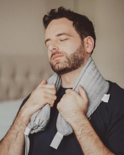 YUYU Lange Kühl- und Wärmflasche Hellgrau New