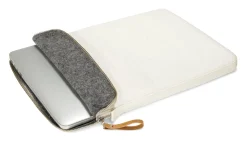 QWSTION Laptop Tasche Bananatex Weiß