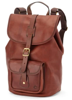 Croots Lederrucksack Braun Sale