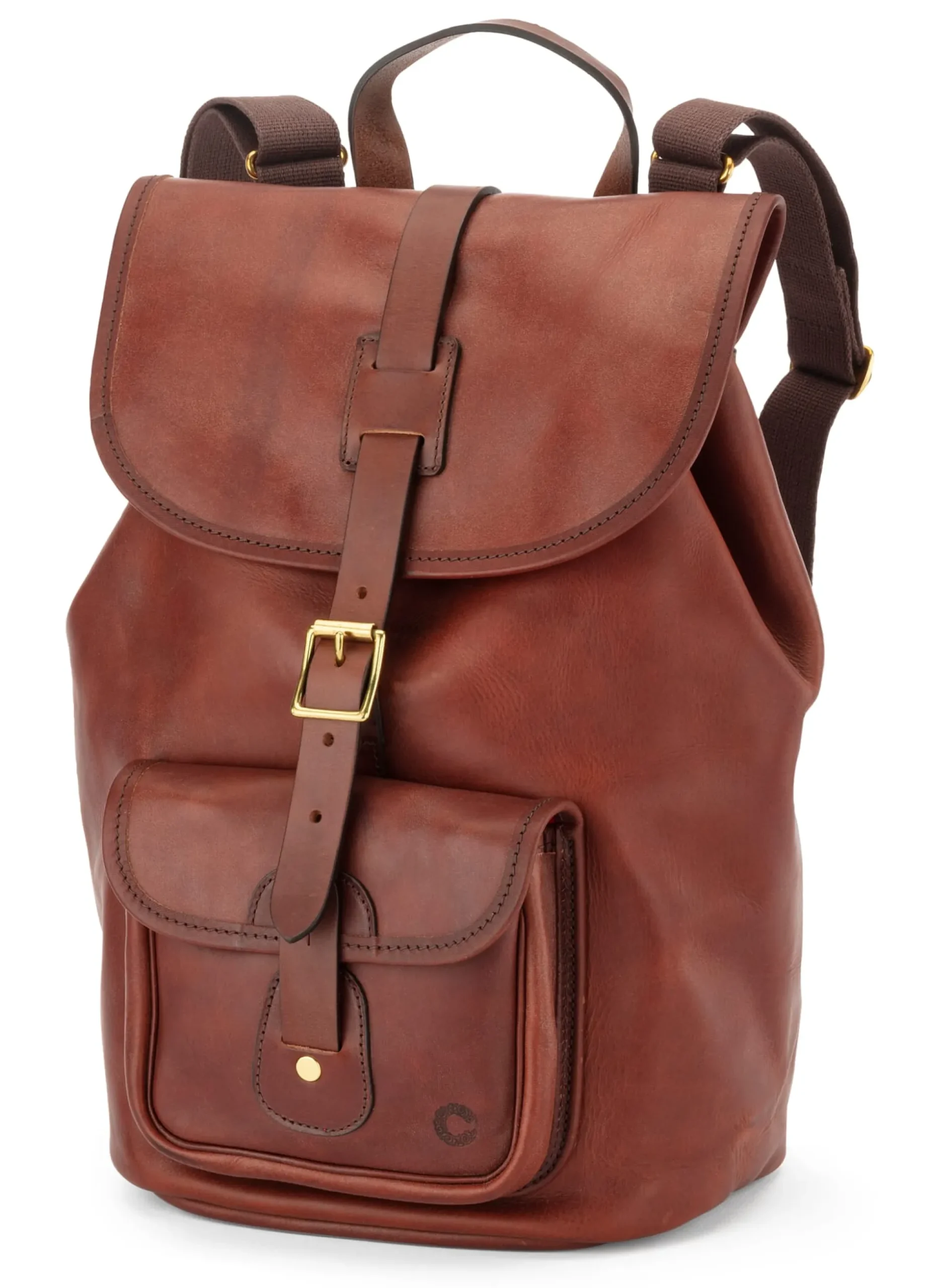 Croots Lederrucksack Braun Sale