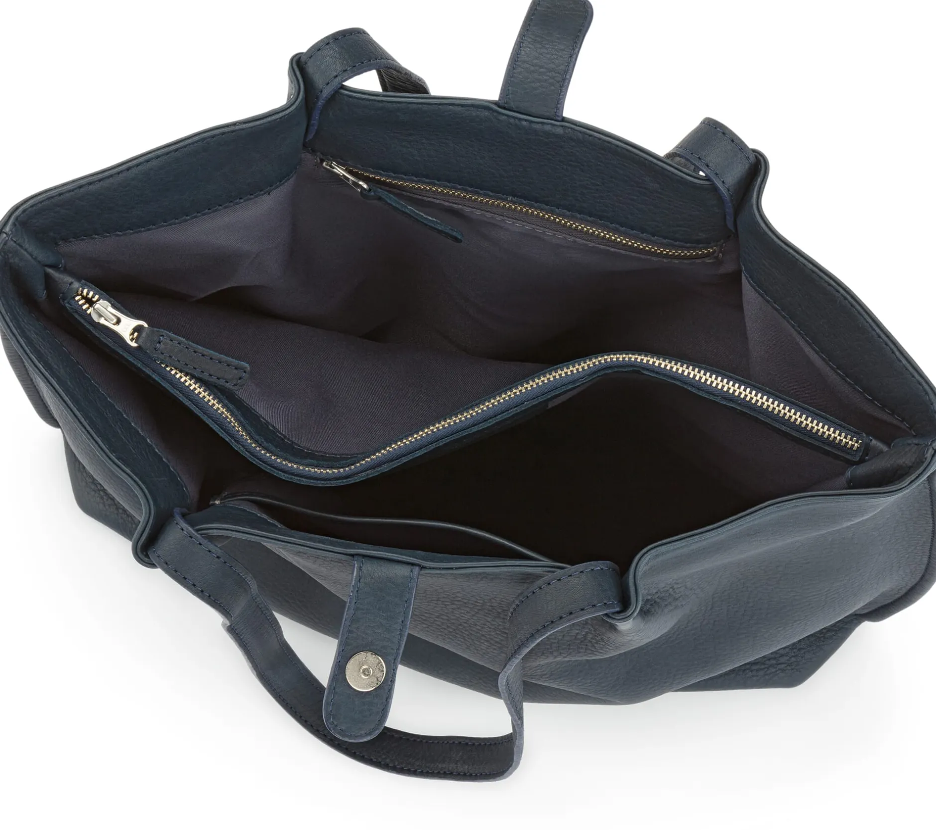 Harold’s Lederwaren Ledershopper, dunkelblau Clearance