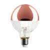 LED-Kopfspiegellampe Globe, Kupfer Discount
