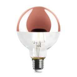 LED-Kopfspiegellampe Globe, Kupfer Discount
