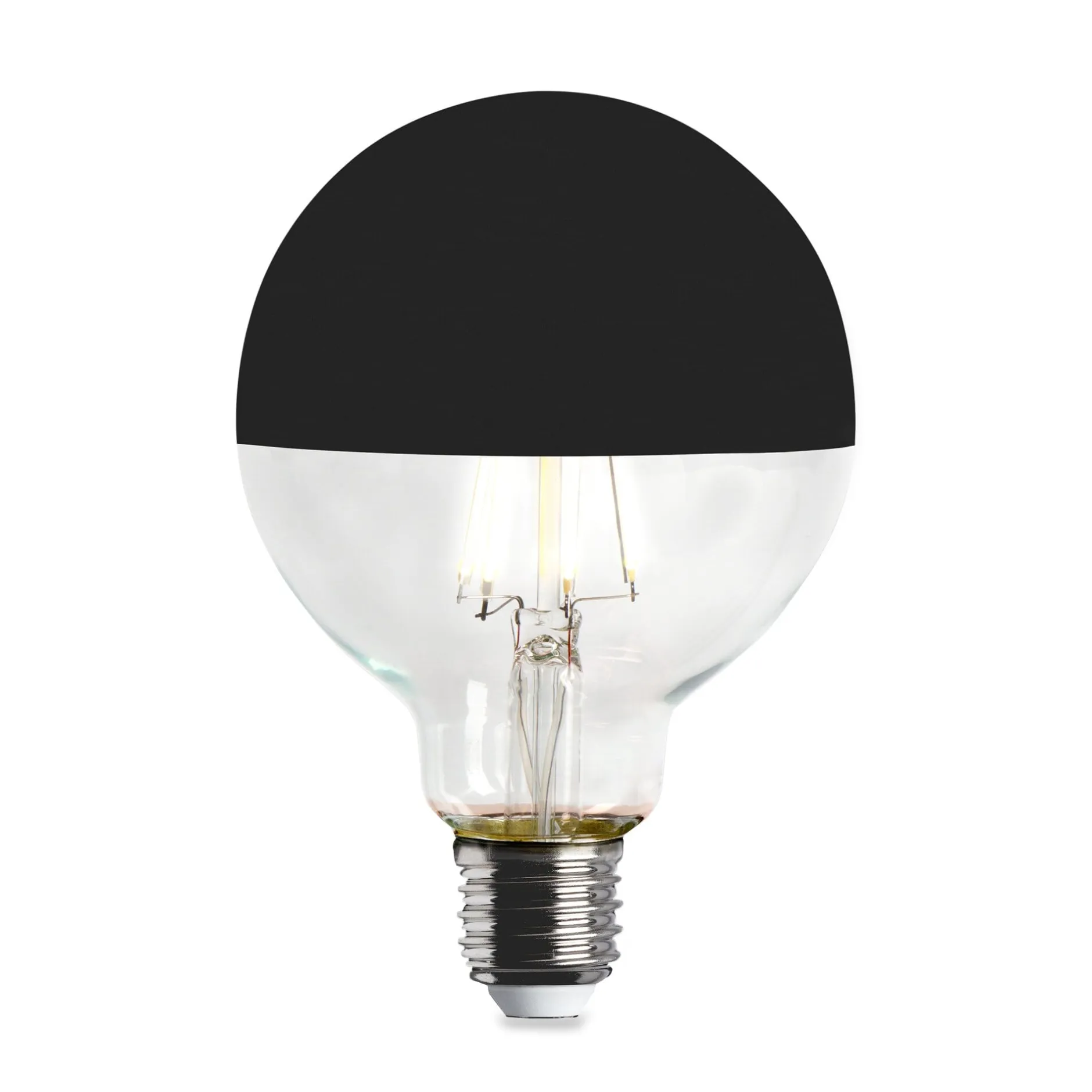 LED-Kopfspiegellampe Globe, Schwarz Best