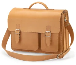 Leder-Wolf Lehrertasche Rindleder Natur New