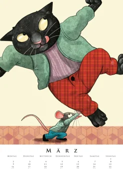 Peter Hammer Verlag Leonard Erlbruchs Kinderzimmerkalender 2026 Best