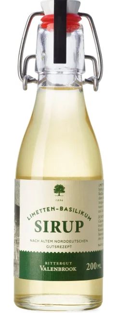 LAUX Limetten-Basilikum-Sirup