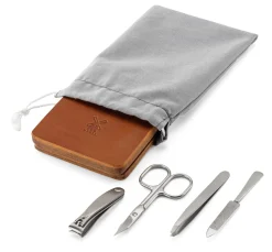 Mühle Rasurkultur Maniküreetui Rindleder Best