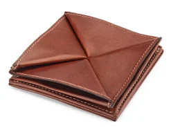 Manufactum Faltbörse mit Geldscheinfach Braun Sale