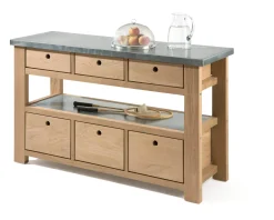 Manufactum Gartenanrichte Eichenholz Hot